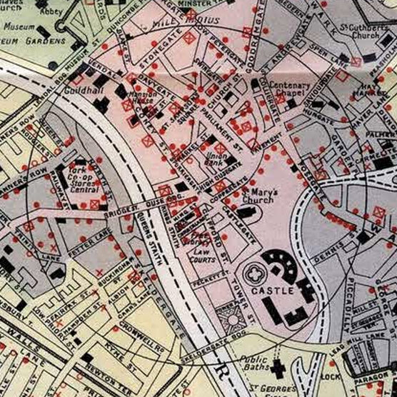 Map of York
