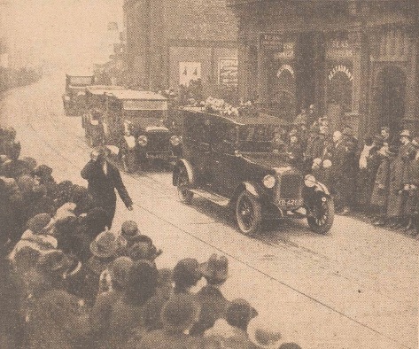 The funeral cortege