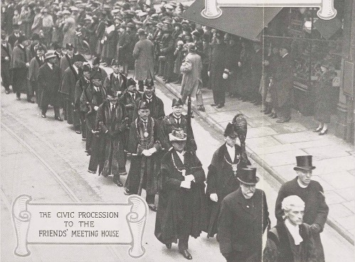 The civic procession